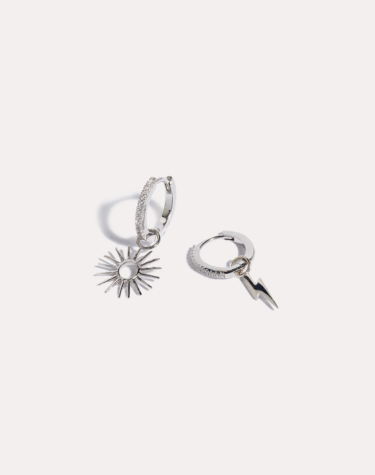 Amelia & Thora on Calypso Silver Hoops